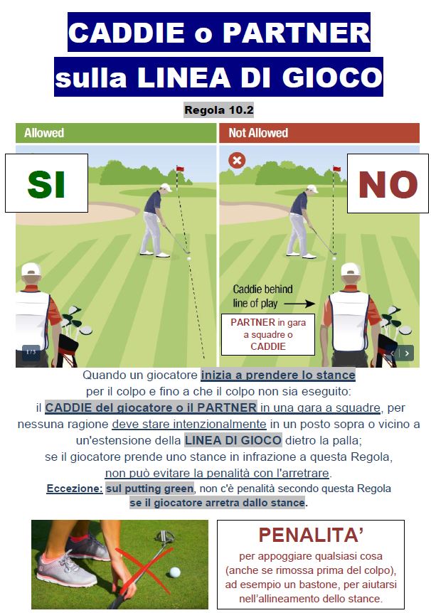 Regole del golf e regole locali Cambiamenti 11