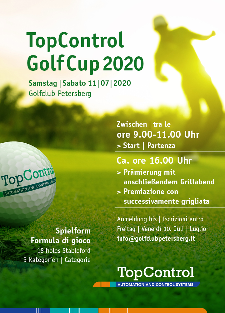 Einladung Invito TopControl GolfCup 2020